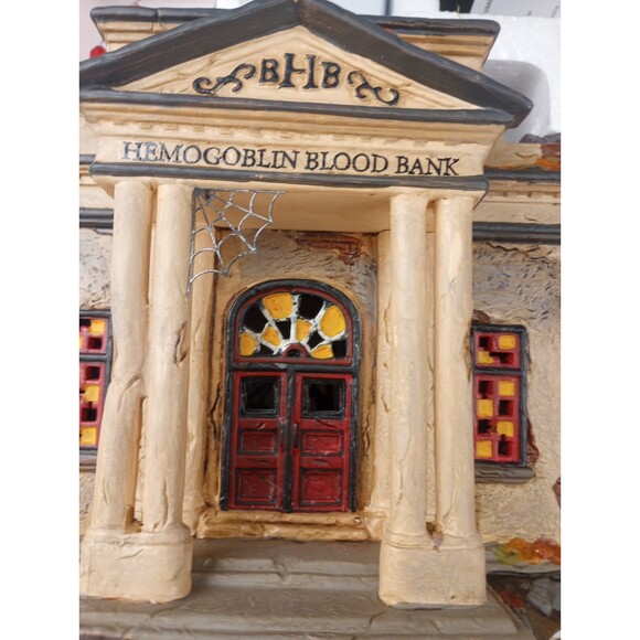 Dept 56 Halloween Hemoglobin Blood Bank Limited Edition Ship Within 24 Hours - Picture 6 of 12
